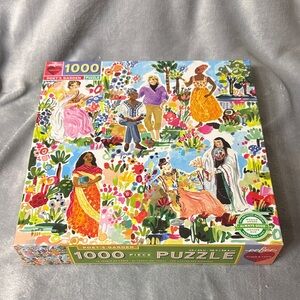 eeBoo Poet's Garden 1000 Piece Puzzle - Multicolor